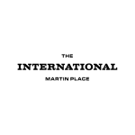The International Martin Place logo in solid black, presented as a clean rectangular graphic mark on a light background.