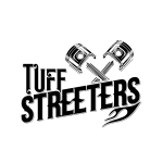 Tuff Streeter Car Festival logo in black-and-white, with stylised car illustrations and bold stacked lettering across the badge