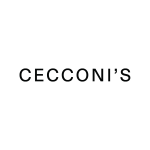 Cecconis logo in bold black letters on a white background, clean brand typography with high-contrast modern graphic design.